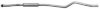 OPEL 852380EX Middle Silencer